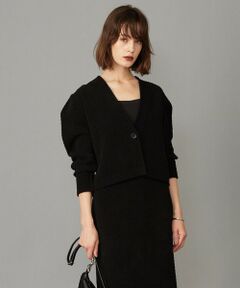 L size ONWARD(大きいサイズ) / エルサイズオンワード カーディガン・ボレロ | 【WEB限定カラーあり・洗える】 ジオメトリックパターン カーディガン