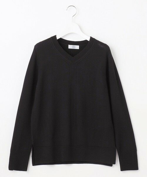 CLEAR LIGHT WOOL Vネック ニット