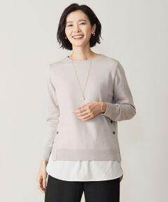 CLEAR LIGHT WOOL ボートネック ニット