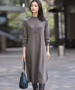 【洗える】EASY WOOL ニット ワンピース