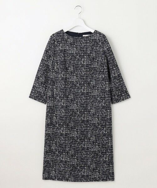 L size ONWARD(大きいサイズ) / エルサイズオンワード ロング・マキシ丈ワンピース | プリントジャガードストレッチ ワンピース | 詳細20