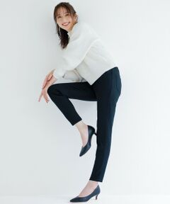 L size ONWARD(大きいサイズ) / エルサイズオンワード その他パンツ | 【洗える/裏起毛】スフレ デニム