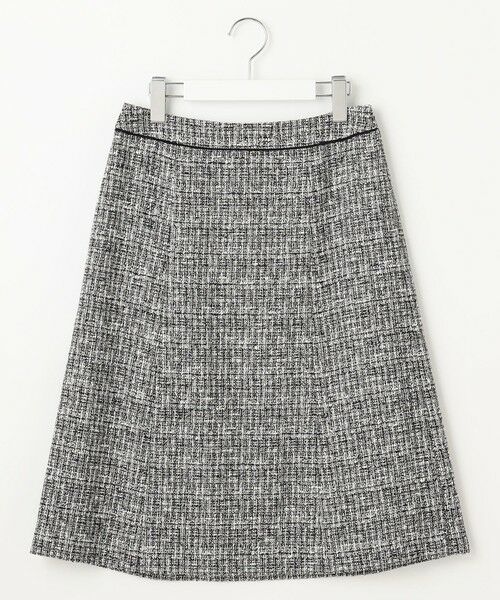 セットアップ対応】ファンシーツイード スカート （ミニ・ひざ丈