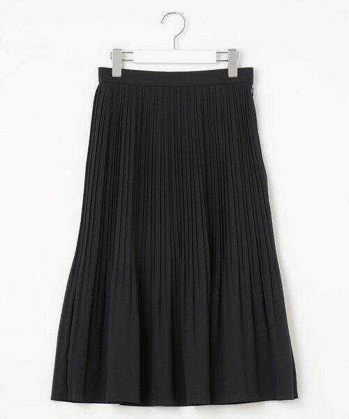 L size ONWARD(大きいサイズ) / エルサイズオンワード ミニ・ひざ丈スカート | 【洗える】ノルディス2wayジョーゼット プリーツ スカート | 詳細11