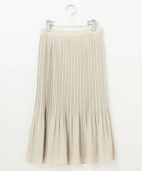 L size ONWARD(大きいサイズ) / エルサイズオンワード ミニ・ひざ丈スカート | 【洗える】ノルディス2wayジョーゼット プリーツ スカート | 詳細25