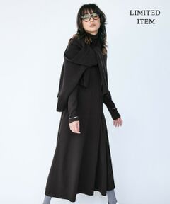 L size ONWARD(大きいサイズ) / エルサイズオンワード ミニ丈・ひざ丈ワンピース | 【WEB限定・洗える】 ヴィスコースハイゲージ ワンピース