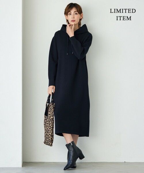 L size ONWARD(大きいサイズ) / エルサイズオンワード ミニ丈・ひざ丈ワンピース | 【WEB限定・洗える】 ヴィスコースポリエステルスムース ワンピース | 詳細13