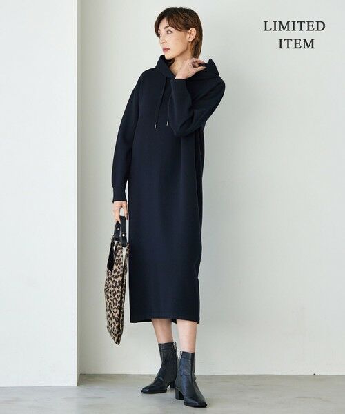 L size ONWARD(大きいサイズ) / エルサイズオンワード ミニ丈・ひざ丈ワンピース | 【WEB限定・洗える】 ヴィスコースポリエステルスムース ワンピース | 詳細14