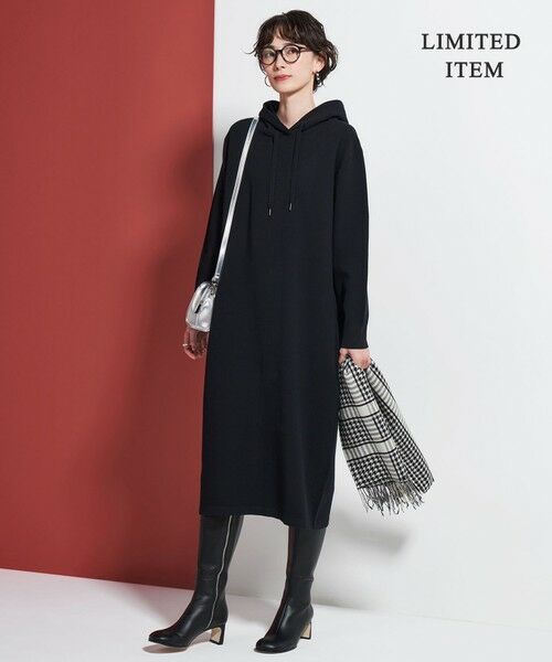 L size ONWARD(大きいサイズ) / エルサイズオンワード ミニ丈・ひざ丈ワンピース | 【WEB限定・洗える】 ヴィスコースポリエステルスムース ワンピース | 詳細16