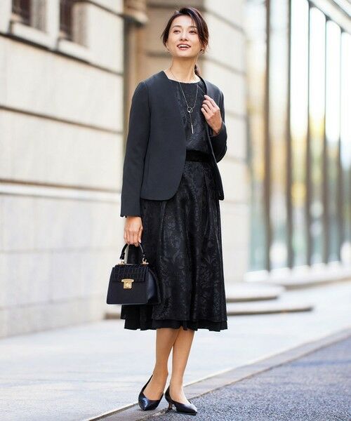 L size ONWARD(大きいサイズ) / エルサイズオンワード ミニ・ひざ丈スカート | 【セットアップ対応・リバーシブル・洗える】オパールプリント スカート | 詳細15