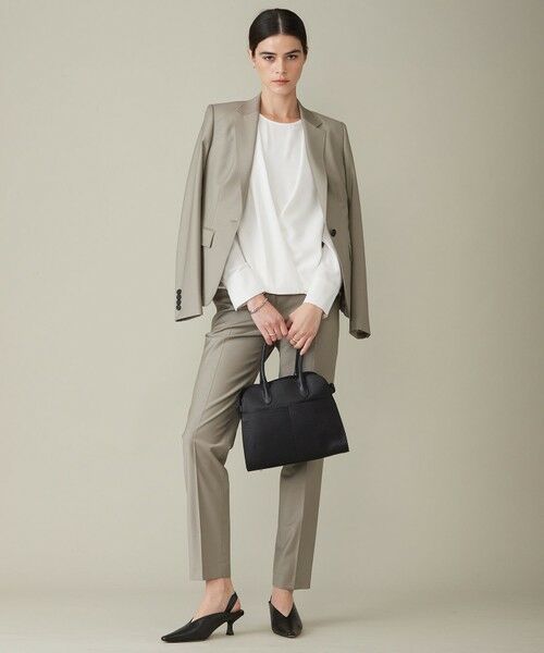 L size ONWARD(大きいサイズ) / エルサイズオンワード シャツ・ブラウス | 【洗える】 ストレッチジョーゼット カシュクールブラウス | 詳細4