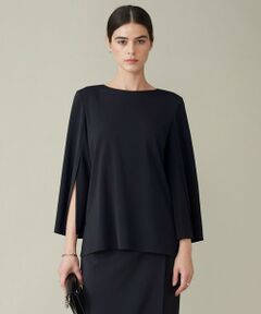 L size ONWARD(大きいサイズ) / エルサイズオンワード シャツ・ブラウス | 【新色追加・防シワ・速乾・洗える】Fied スリットスリーブブラウス