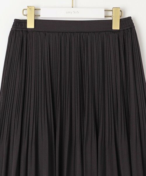 L size ONWARD(大きいサイズ) / エルサイズオンワード ミニ・ひざ丈スカート | 【洗える】シャイニープリーツ スカート | 詳細10