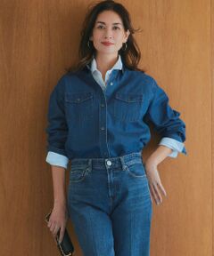 L size ONWARD(大きいサイズ) / エルサイズオンワード シャツ・ブラウス | 【洗える】23区DENIM ライトダンガリー シャツ