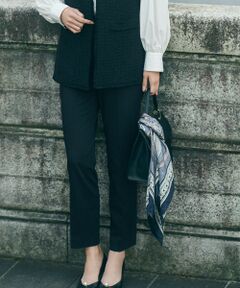 L size ONWARD(大きいサイズ) / エルサイズオンワード その他パンツ | 【洗える】クリアストレッチ テーパードパンツ