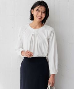L size ONWARD(大きいサイズ) / エルサイズオンワード カットソー | 【洗える】スムースリー プルオーバー カットソー