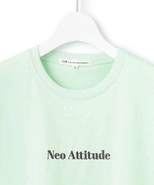 L size ONWARD(大きいサイズ) / エルサイズオンワード カットソー | 【洗える】Neo Attitude ロゴTシャツ | 詳細16