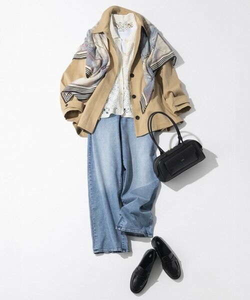 L size ONWARD(大きいサイズ) / エルサイズオンワード タンクトップ | 【新色追加/見上愛さん着用】オーガニック コットンリブ タンクトップ | 詳細9