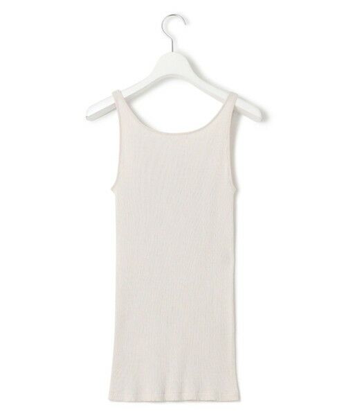 L size ONWARD(大きいサイズ) / エルサイズオンワード タンクトップ | 【新色追加/見上愛さん着用】オーガニック コットンリブ タンクトップ | 詳細16