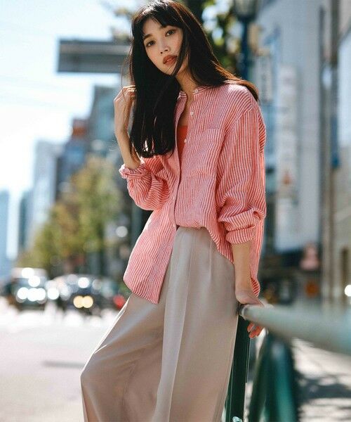 L size ONWARD(大きいサイズ) / エルサイズオンワード タンクトップ | 【新色追加/見上愛さん着用】オーガニック コットンリブ タンクトップ | 詳細29