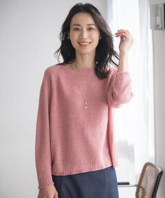 【洗える・吸水速乾】MERCERIZED CORD LINEN ニット