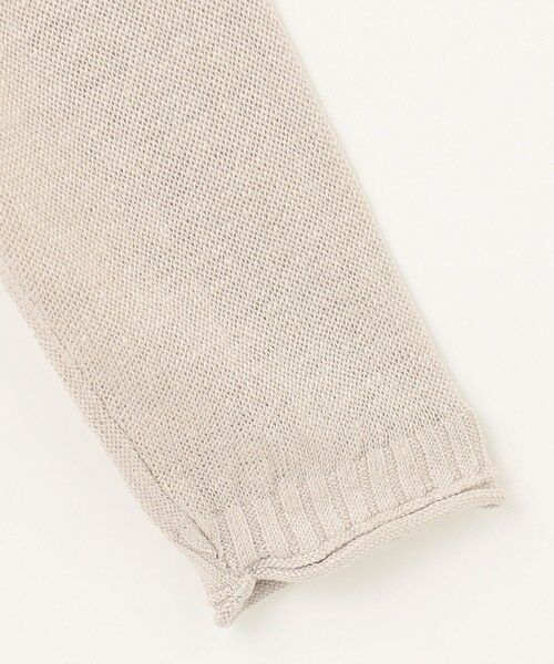 L size ONWARD(大きいサイズ) / エルサイズオンワード ニット・セーター | 【洗える・吸水速乾】MERCERIZED CORD LINEN ニット | 詳細5