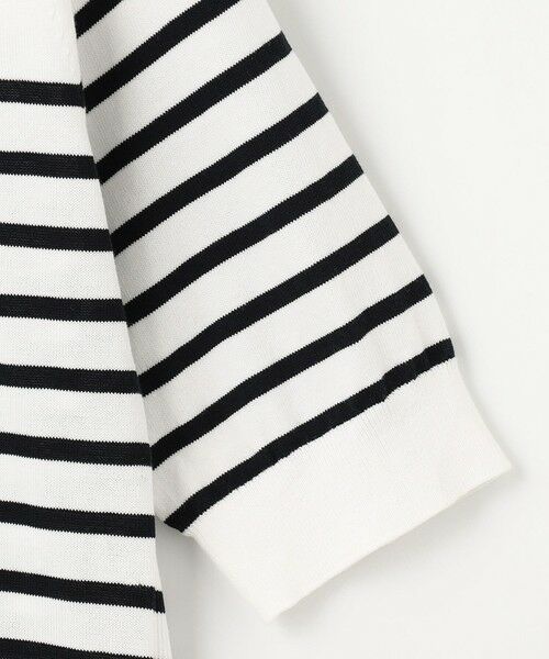 L size ONWARD(大きいサイズ) / エルサイズオンワード ニット・セーター | 【洗える】BASIC HT-COTTON クルーネック ボーダー ニット | 詳細6