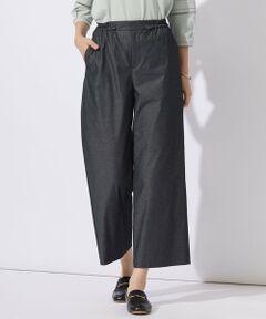 L size ONWARD(大きいサイズ) / エルサイズオンワード その他パンツ | 【洗える・吸水速乾・接触冷感】リネンツイル パンツ