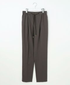 L size ONWARD(大きいサイズ) / エルサイズオンワード その他パンツ | ライトフィールジャージータックテーパード パンツ