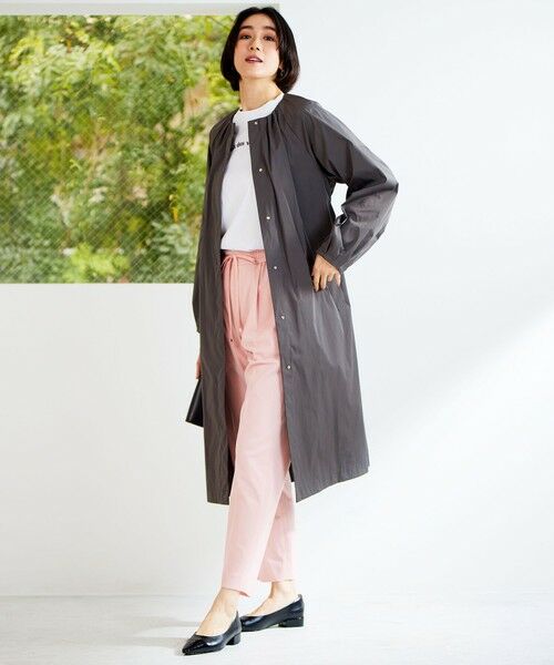 L size ONWARD(大きいサイズ) / エルサイズオンワード その他パンツ | 【カタログ掲載・洗える】ライトフィールジャージータックテーパード パンツ | 詳細19