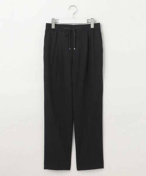 L size ONWARD(大きいサイズ) / エルサイズオンワード その他パンツ | 【新色追加・人気のため再入荷・ウエストゴム】ライトフィールジャージータックテーパード パンツ | 詳細27