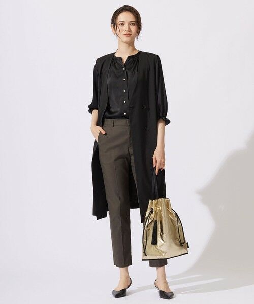 L size ONWARD(大きいサイズ) / エルサイズオンワード その他パンツ | 【接触冷感・UVカット・吸水速乾】シェルタリングオックステーパード パンツ | 詳細23