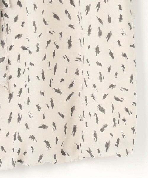 L size ONWARD(大きいサイズ) / エルサイズオンワード シャツ・ブラウス | 【洗える】ロイヤルシフォンドレープタイ半袖 ブラウス | 詳細14