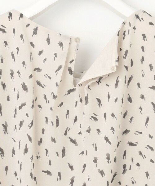 L size ONWARD(大きいサイズ) / エルサイズオンワード シャツ・ブラウス | 【洗える】ロイヤルシフォンドレープタイ半袖 ブラウス | 詳細15