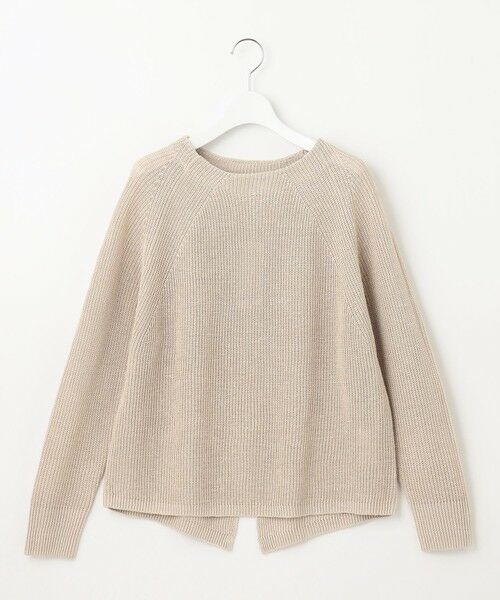 L size ONWARD(大きいサイズ) / エルサイズオンワード ニット・セーター | 【カタログ掲載・WEB限定カラーあり・洗える】リネンミドルゲージボートネック ニット | 詳細6