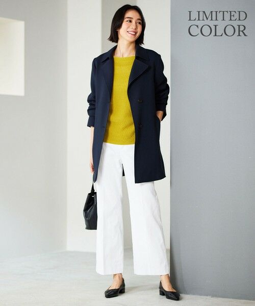 L size ONWARD(大きいサイズ) / エルサイズオンワード ニット・セーター | 【カタログ掲載・WEB限定カラーあり・洗える】リネンミドルゲージボートネック ニット | 詳細14