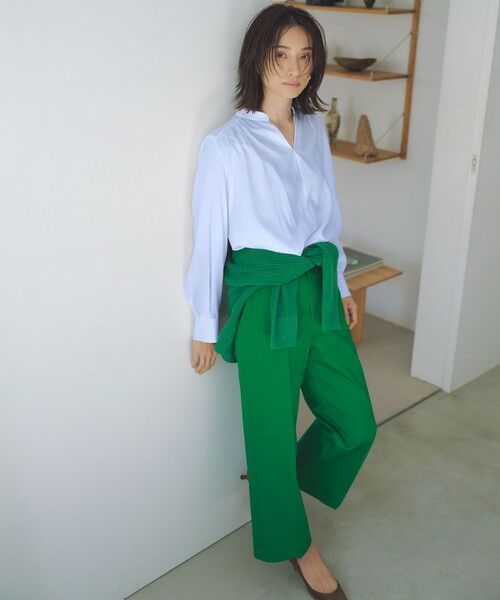 L size ONWARD(大きいサイズ) / エルサイズオンワード ニット・セーター | 【カタログ掲載・WEB限定カラーあり・洗える】リネンミドルゲージボートネック ニット | 詳細28