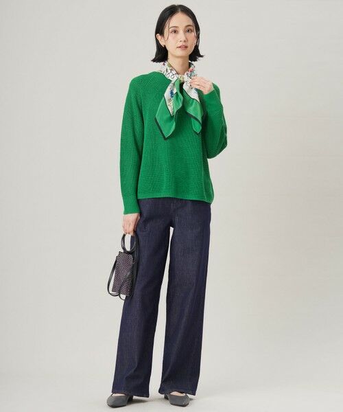 L size ONWARD(大きいサイズ) / エルサイズオンワード ニット・セーター | 【カタログ掲載・WEB限定カラーあり・洗える】リネンミドルゲージボートネック ニット | 詳細29