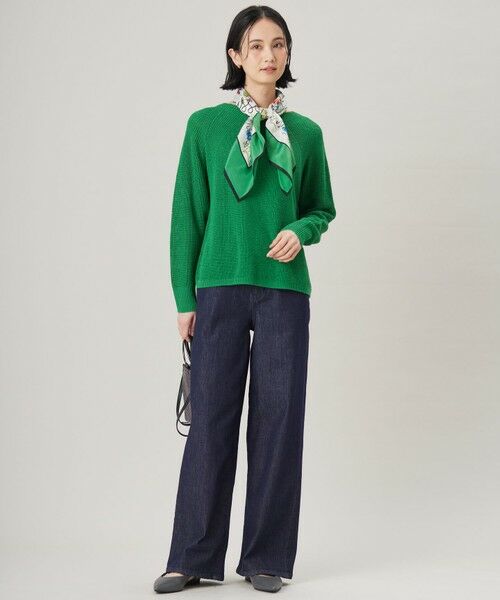 L size ONWARD(大きいサイズ) / エルサイズオンワード ニット・セーター | 【カタログ掲載・WEB限定カラーあり・洗える】リネンミドルゲージボートネック ニット | 詳細30