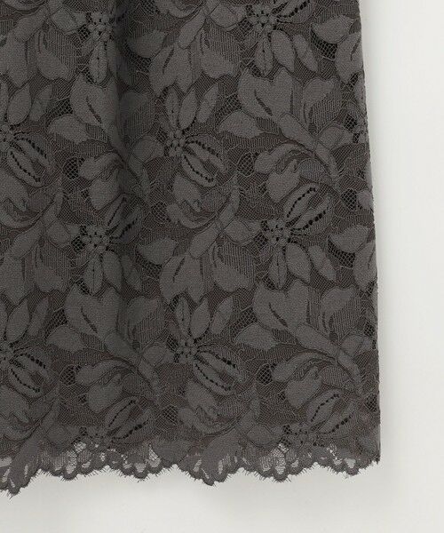 L size ONWARD(大きいサイズ) / エルサイズオンワード ロング・マキシ丈ワンピース | 【洗える】フルールコードレース ワンピース | 詳細7