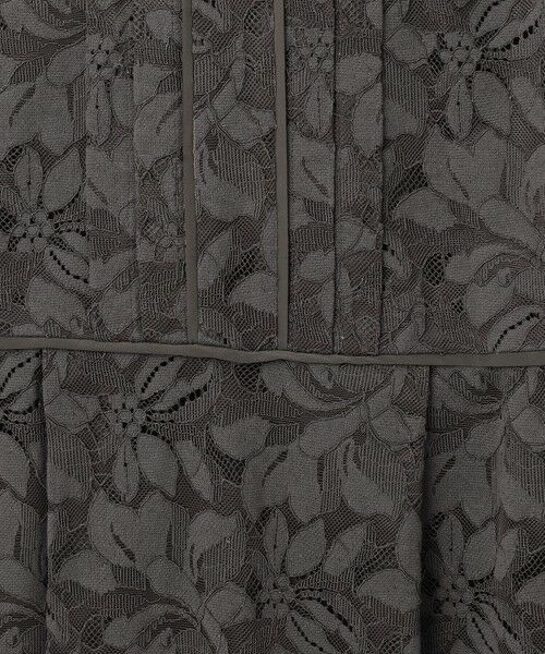 L size ONWARD(大きいサイズ) / エルサイズオンワード ロング・マキシ丈ワンピース | 【洗える】フルールコードレース ワンピース | 詳細9