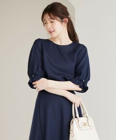 L size ONWARD(大きいサイズ) / エルサイズオンワード シャツ・ブラウス | 【速乾・接触冷感】スムージーポリエステル クルーネック ブラウス