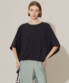 L size ONWARD(大きいサイズ) / エルサイズオンワード カットソー | 【接触冷感・UVカット・速乾・洗える】マットスキューバ ドルマンスリーブプルオーバー