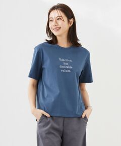 L size ONWARD(大きいサイズ) / エルサイズオンワード カットソー | ロゴTシャツ