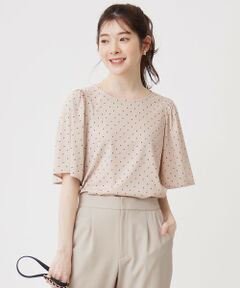 L size ONWARD(大きいサイズ) / エルサイズオンワード シャツ・ブラウス | 【接触冷感・吸水速乾・UVケア】エアリードレープスムース フレア袖 ブラウス