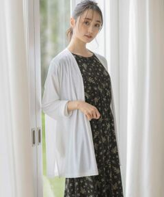 L size ONWARD(大きいサイズ) / エルサイズオンワード カーディガン・ボレロ | 【接触冷感 / UVカット】着流し カーディガン