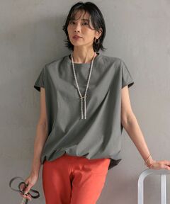L size ONWARD(大きいサイズ) / エルサイズオンワード カットソー | 【洗える】ALBINIコーコラン バルーン Tシャツ