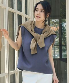 【24h以内発送】自由区　大きいサイズ 44 xl 　ジレ　ベージュ trim_ofcrs_item4e046bd60e8611e