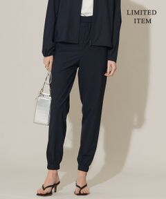 L size ONWARD(大きいサイズ) / エルサイズオンワード その他パンツ | 【WEB限定・接触冷感・UVカット・洗える】アトラストリコット ジョグパンツ