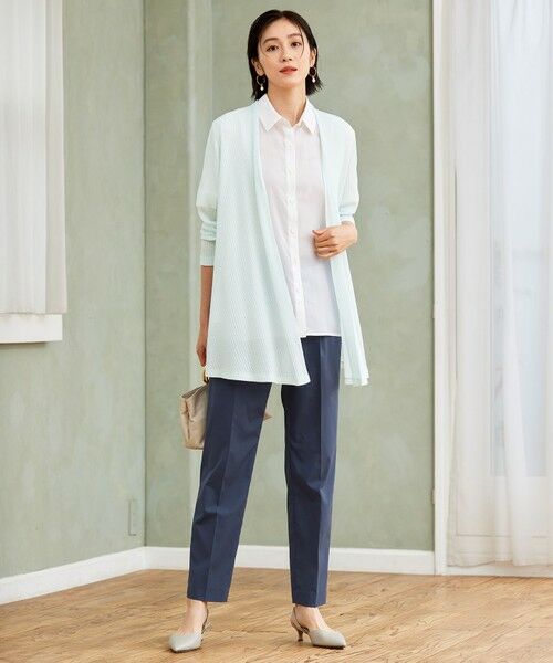 L size ONWARD(大きいサイズ) / エルサイズオンワード シャツ・ブラウス | 【接触冷感・UVケア・抗菌防臭・洗える】リヨセルポプリン ブラウス | 詳細1